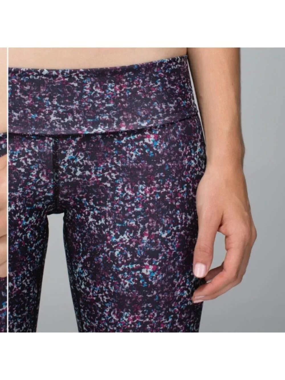 Lululemon Wunder Under Pant *Full-On Luxtreme (Roll Down)Rocky Road Gusto Blue
